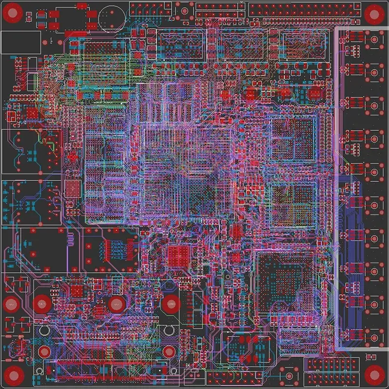 PCB convertidor y selector